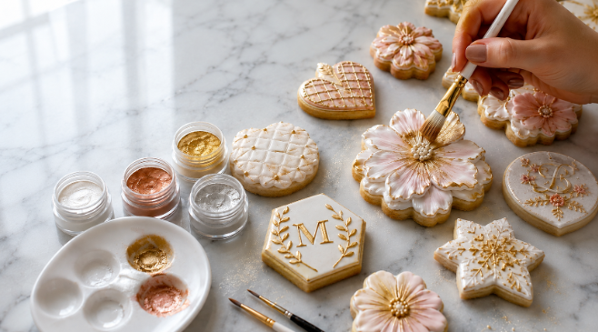 Edible Glitter Techniques for Elegant Cakes
